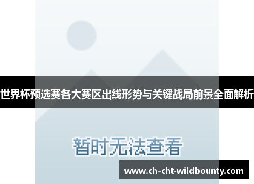 世界杯预选赛各大赛区出线形势与关键战局前景全面解析